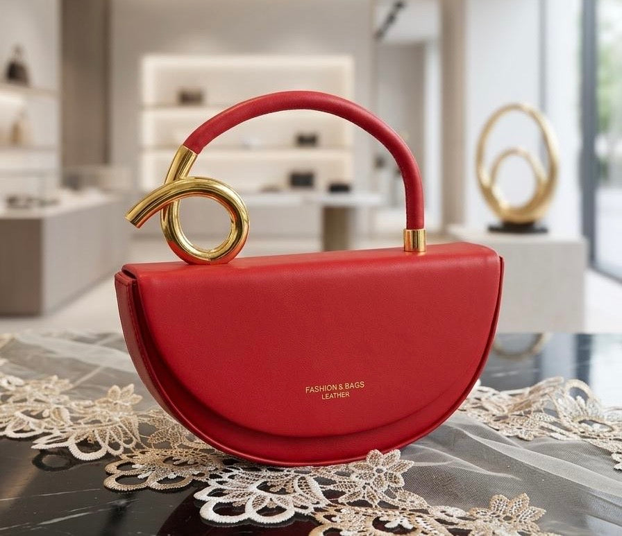 Clean, classic, and highlights the curved silhouette.