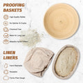 Sourdough Proofing Basket Gift Set, 9